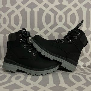 Toddler Boy Black Boots size 8